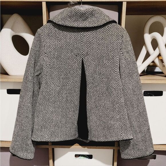 STEVE MADDEN Herringbone Pea Coat Jacket Size Small - Picture 11 of 16